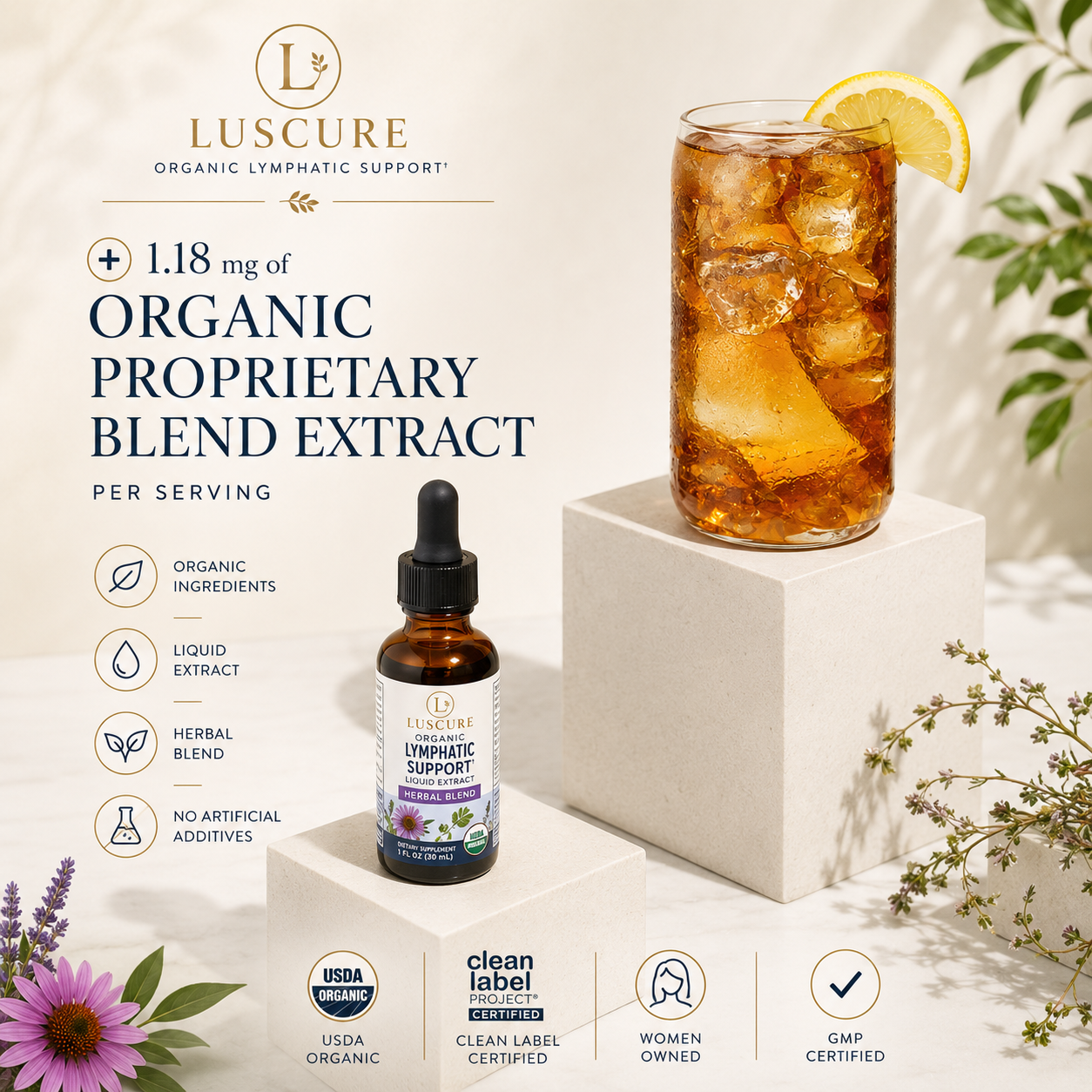 LUSCURE - Organic Lymphatic Support Drops