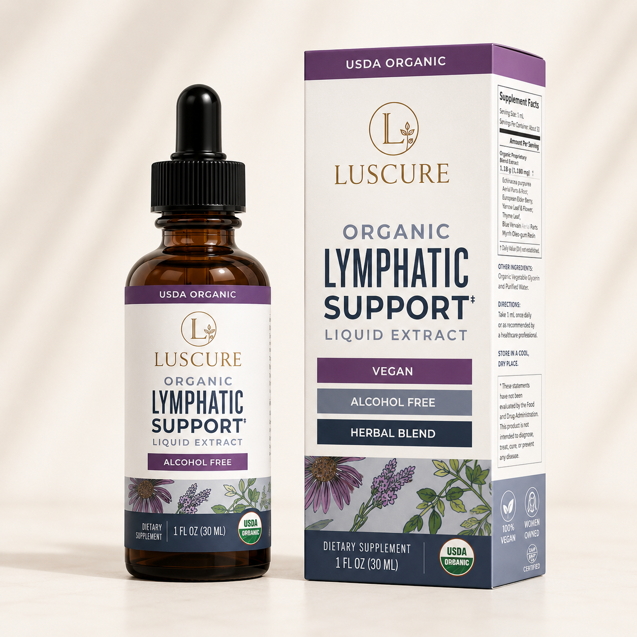 LUSCURE - Organic Lymphatic Support Drops